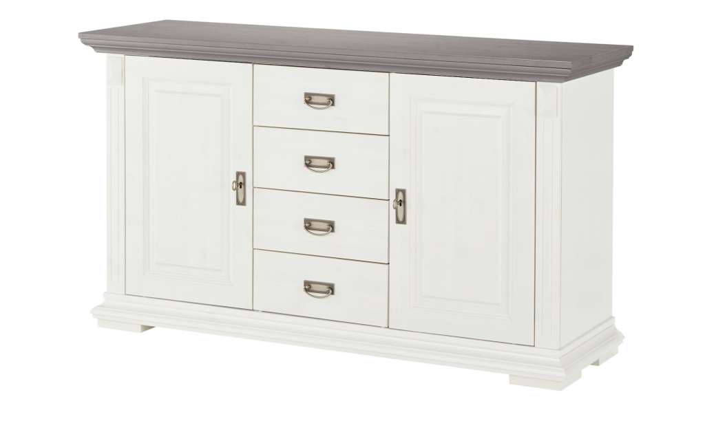 maison bleue Sideboard  Fabia ¦ grau Kommoden & Sideboards > Sideboards - Höffner
