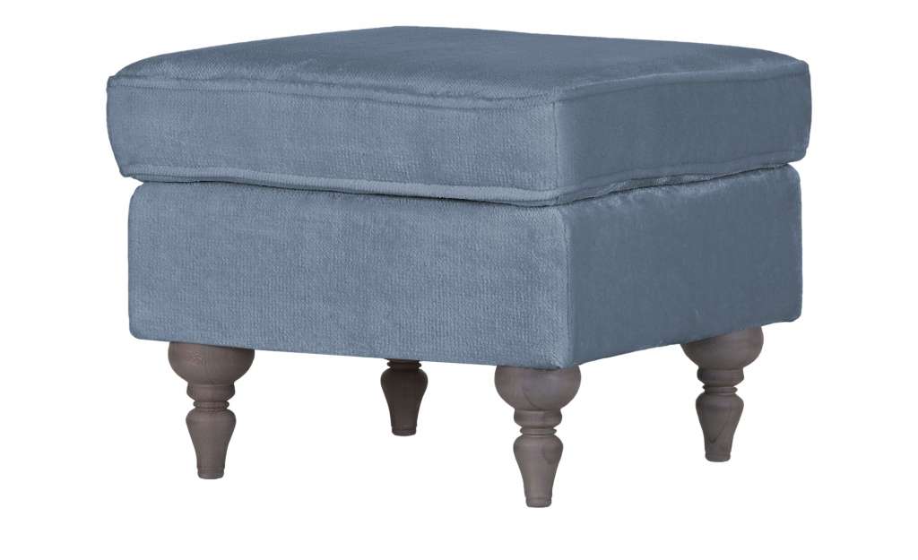 Polsterhocker   Cozy ¦ blau Polstermöbel > Hocker - Höffner