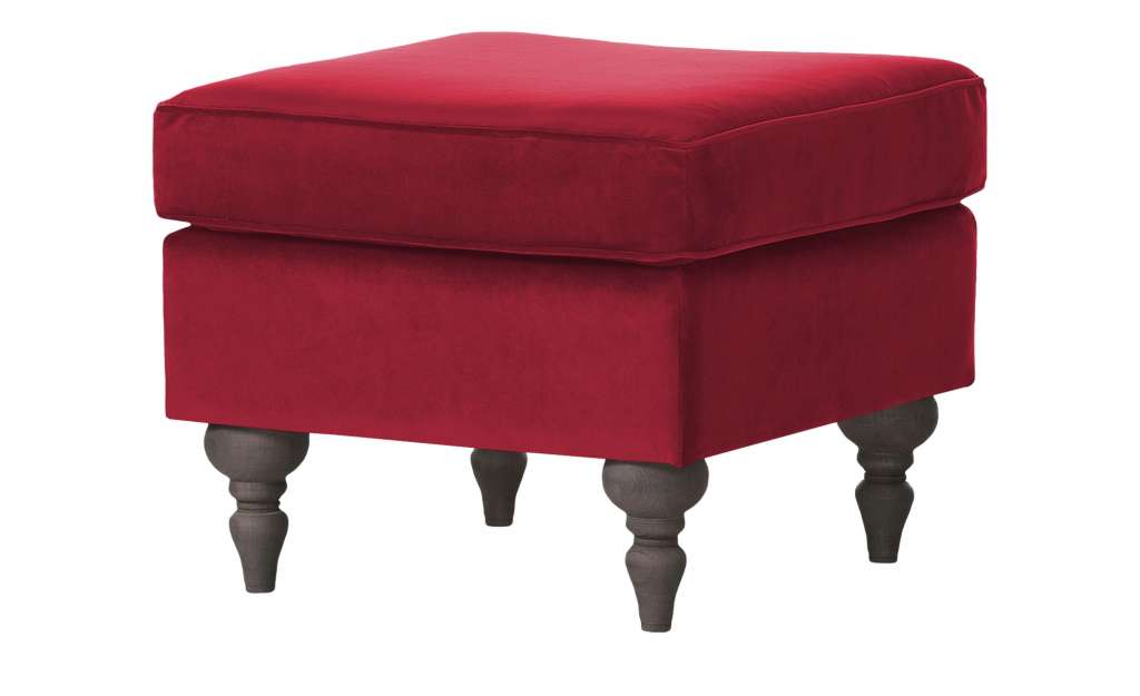 Hocker   Cozy ¦ rot Polstermöbel > Hocker - Höffner