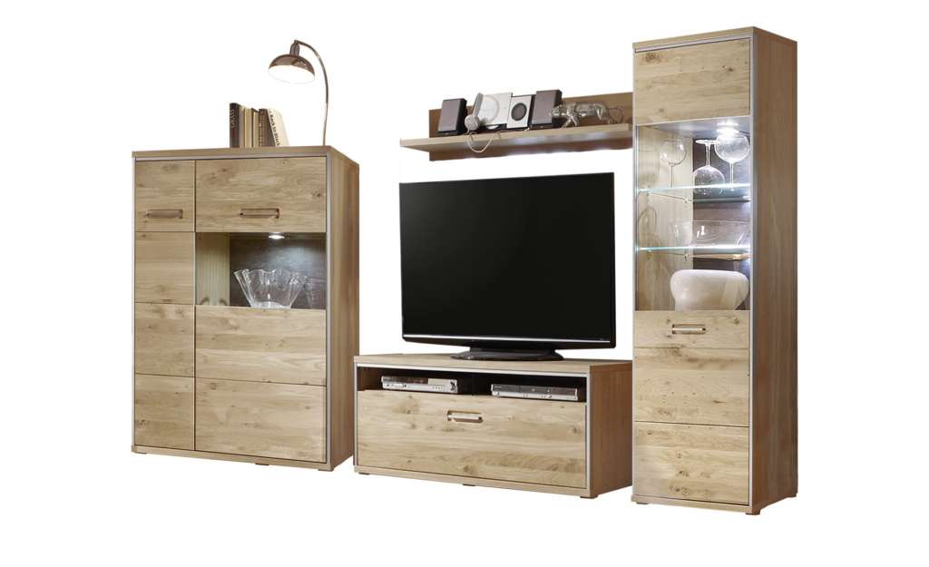 Woodford Wohnwand   Felino ¦ holzfarben Wohnwände - Höffner