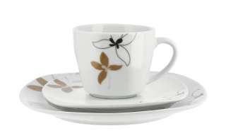 Kaffeegeschirr 12-tlg.  Karolina ¦ weiß ¦ Porzellan Geschirr > Geschirrsets > Kaffeeservice - Höffner