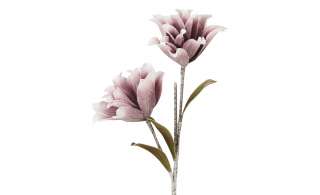 Soft Flower Kamelienzweig ¦ lila/violett ¦ Kunststoff, Metall Dekoration > Kunstblumen - Höffner