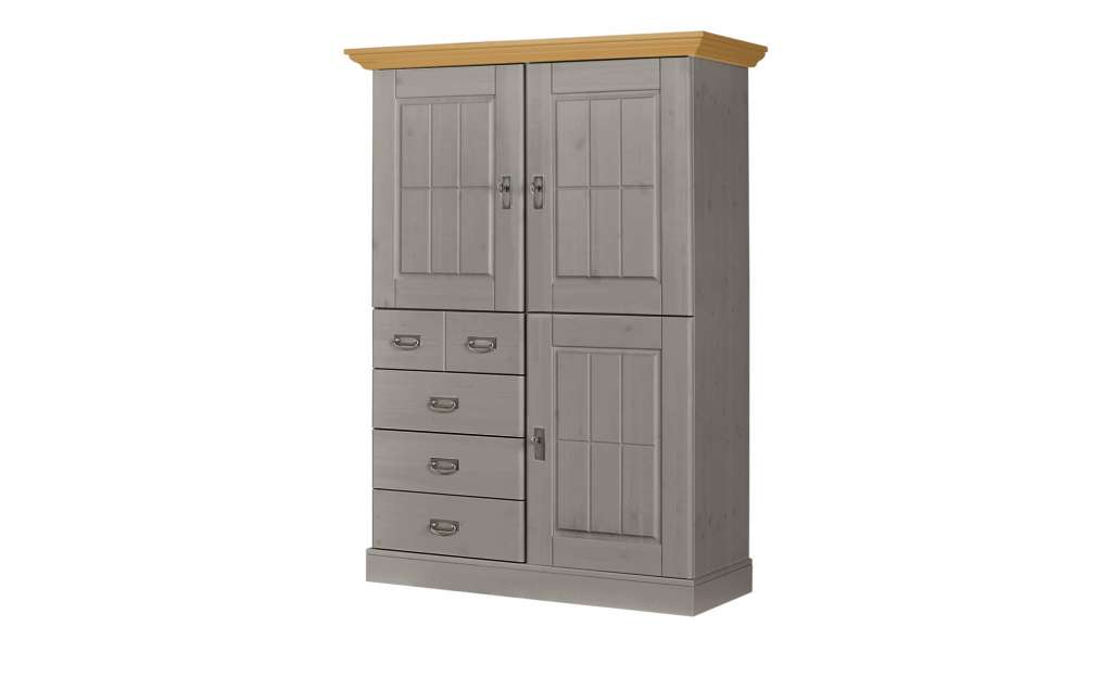 maison bleue Highboard  Florian ¦ grau Kommoden & Sideboards > Highboards - Höffner