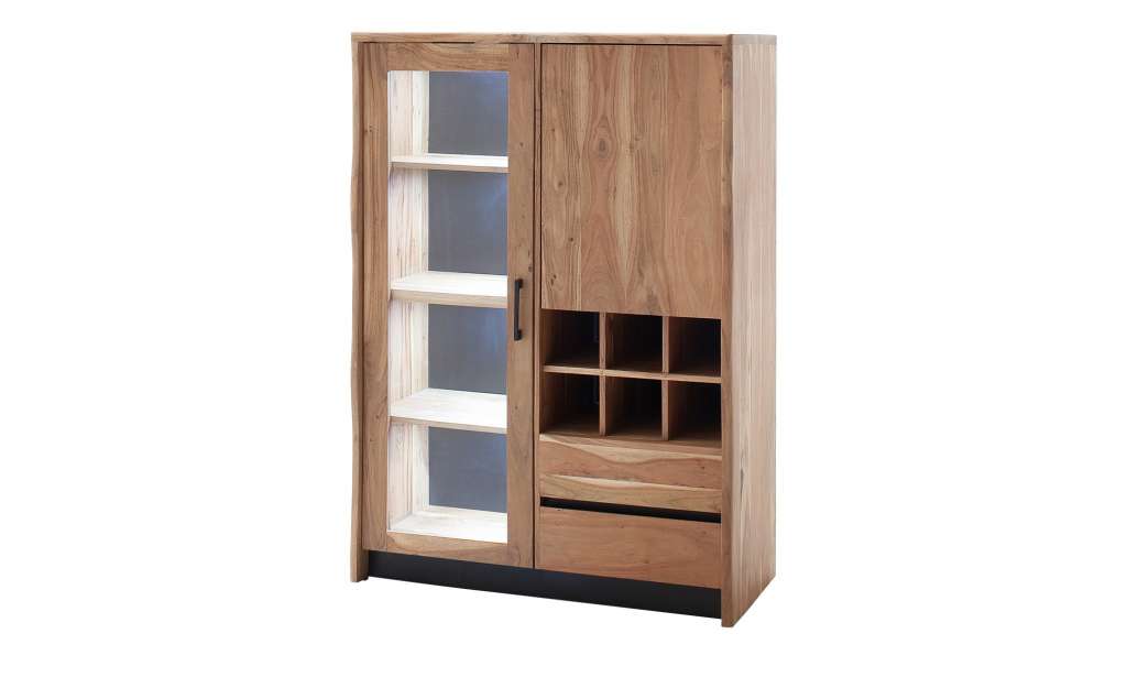 Woodford Highboard Vitrine  Alabria ¦ holzfarben Kommoden & Sideboards > Highboards - Höffner