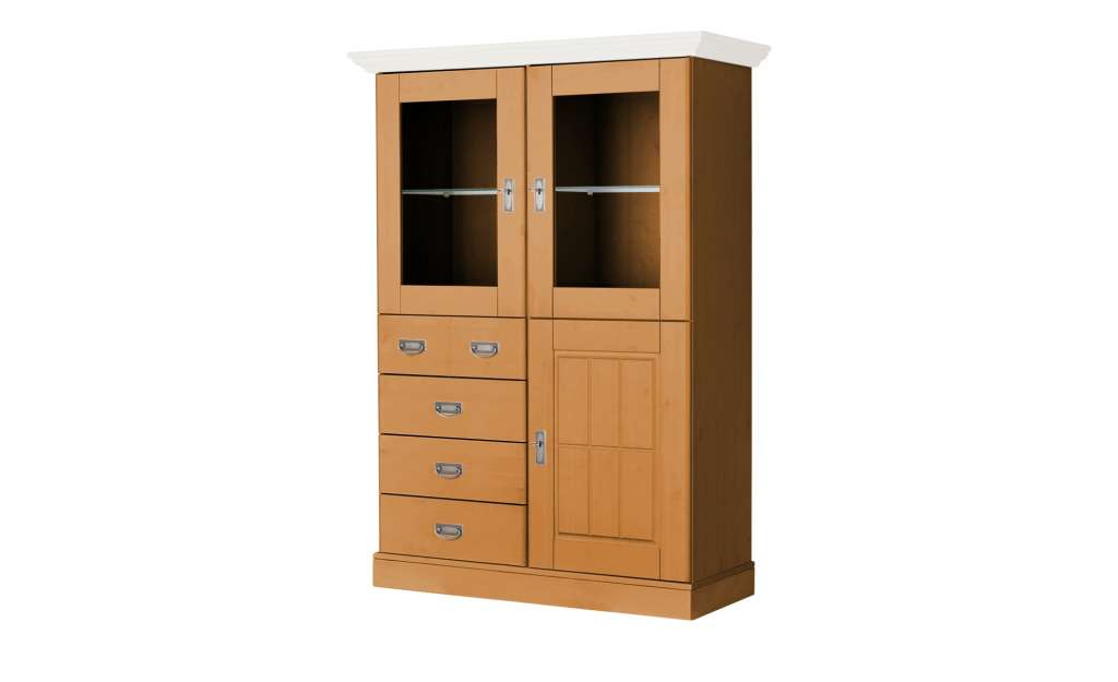 maison bleue Highboard  Florian ¦ holzfarben Kommoden & Sideboards > Highboards - Höffner