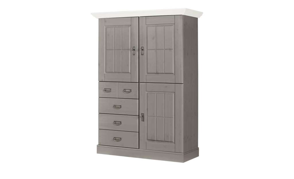 maison bleue Highboard  Florian ¦ grau Kommoden & Sideboards > Highboards - Höffner