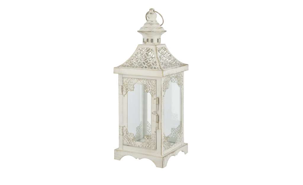 Laterne ¦ creme ¦ Metall, Glas Dekoration > Laternen & Windlichter - Höffner