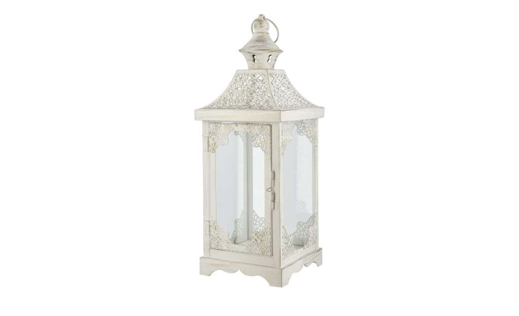 Laterne ¦ creme ¦ Metall, Glas Dekoration > Laternen & Windlichter - Höffner