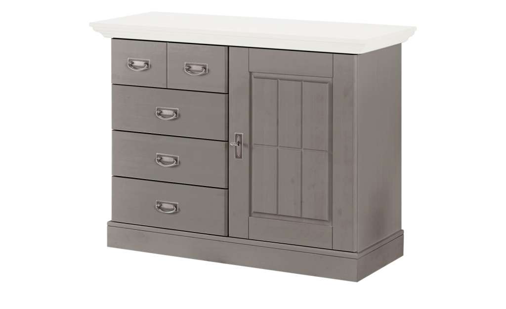 maison bleue Brotschrank  Florian ¦ grau Kommoden & Sideboards > Sideboards - Höffner