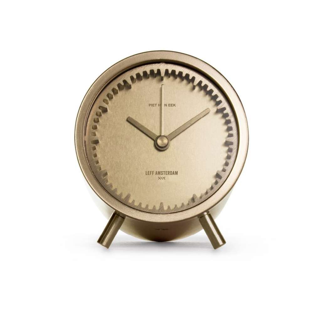 LEFF amsterdam - Tube Clock Tischuhr - Messing - indoor