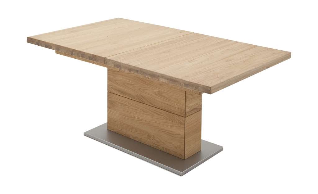 Woodford Massivholz-Säulentisch ausziehbar  Flavis ¦ holzfarben Tische > Esstische > Esstische massiv - Höffner