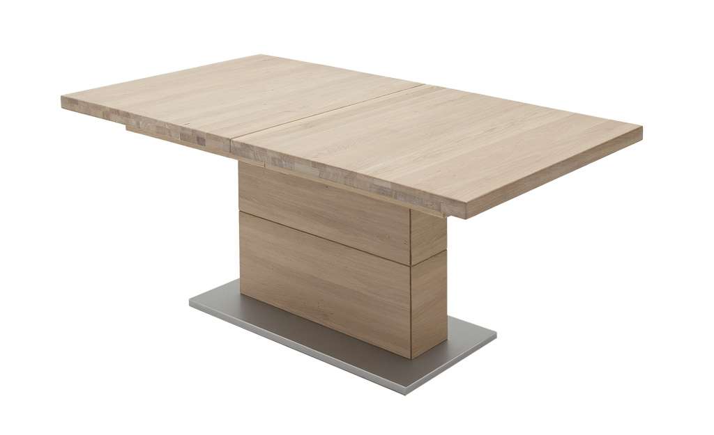 Woodford Massivholz-Säulentisch ausziehbar  Flavis ¦ holzfarben Tische > Esstische > Esstische massiv - Höffner