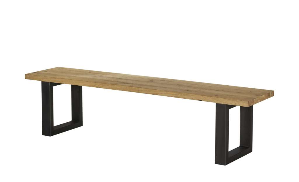 Gray & Jones Kufen-Sitzbank  Black Coast One ¦ holzfarben Bänke > Einzelbänke - Höffner