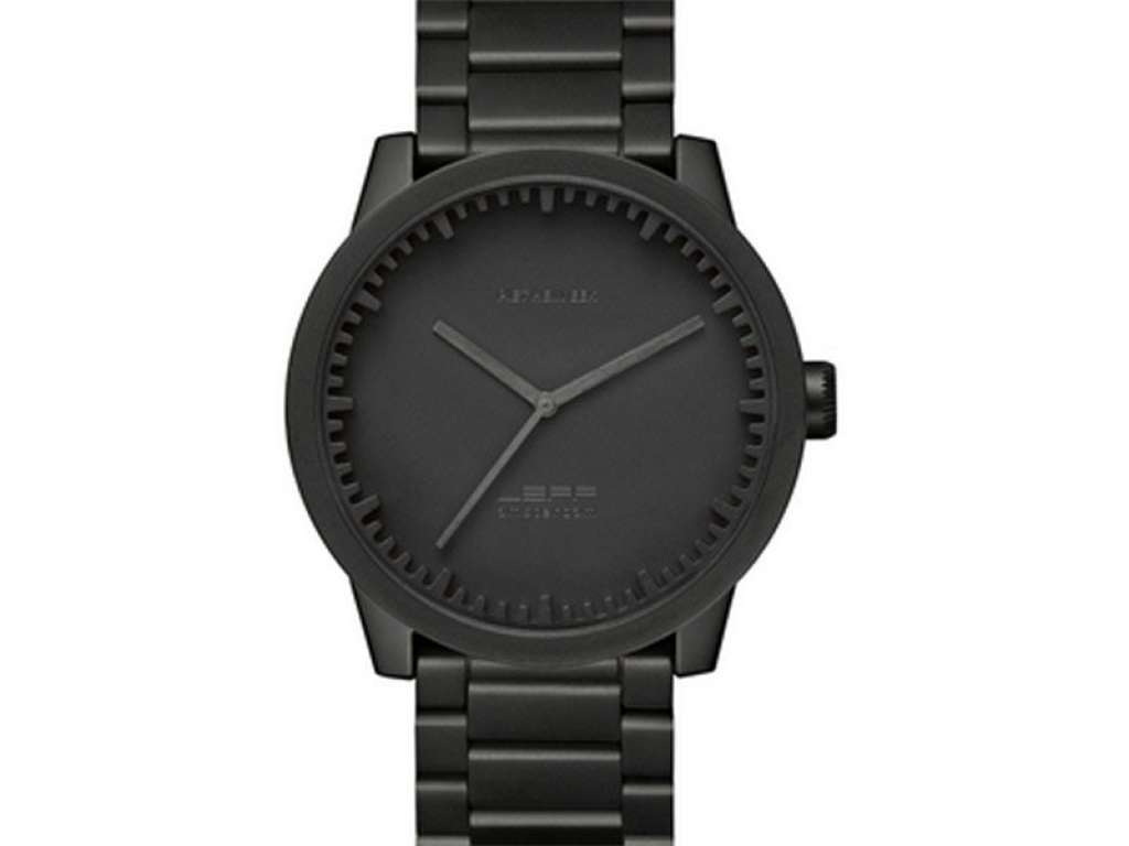 LEFF amsterdam - Tube Watch S42 Armbanduhr - schwarz - indoor