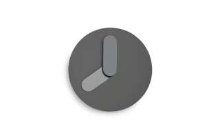 Normann Copenhagen - Bold Wanduhr - grau - indoor