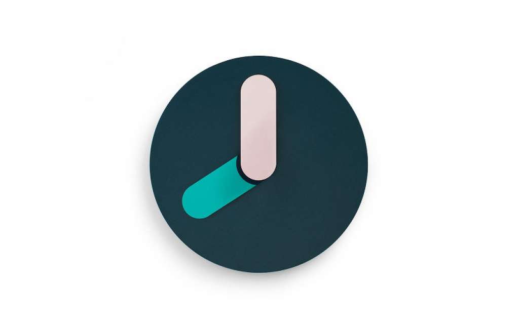 Normann Copenhagen - Bold Wanduhr - petrol - indoor