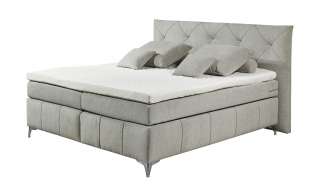 meinBett Boxspringbett 180x200 cm Chester ¦ grau Betten > Boxspringbetten > Boxspringbetten 180x200 - Höffner