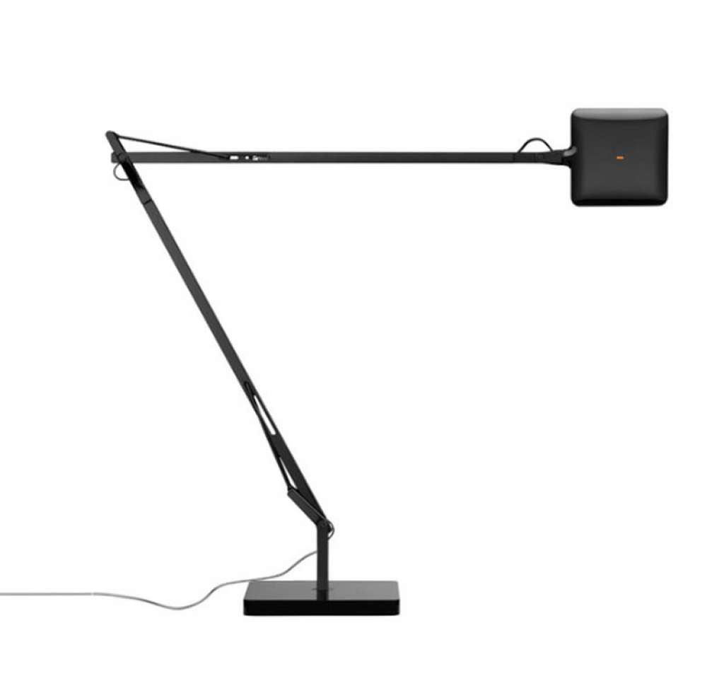 Flos - Kelvin LED Basis Tischleuchte - shiny black - indoor