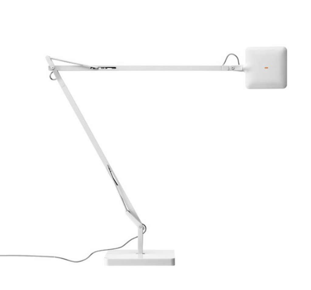 Flos - Kelvin LED Basis Tischleuchte - shiny white - indoor