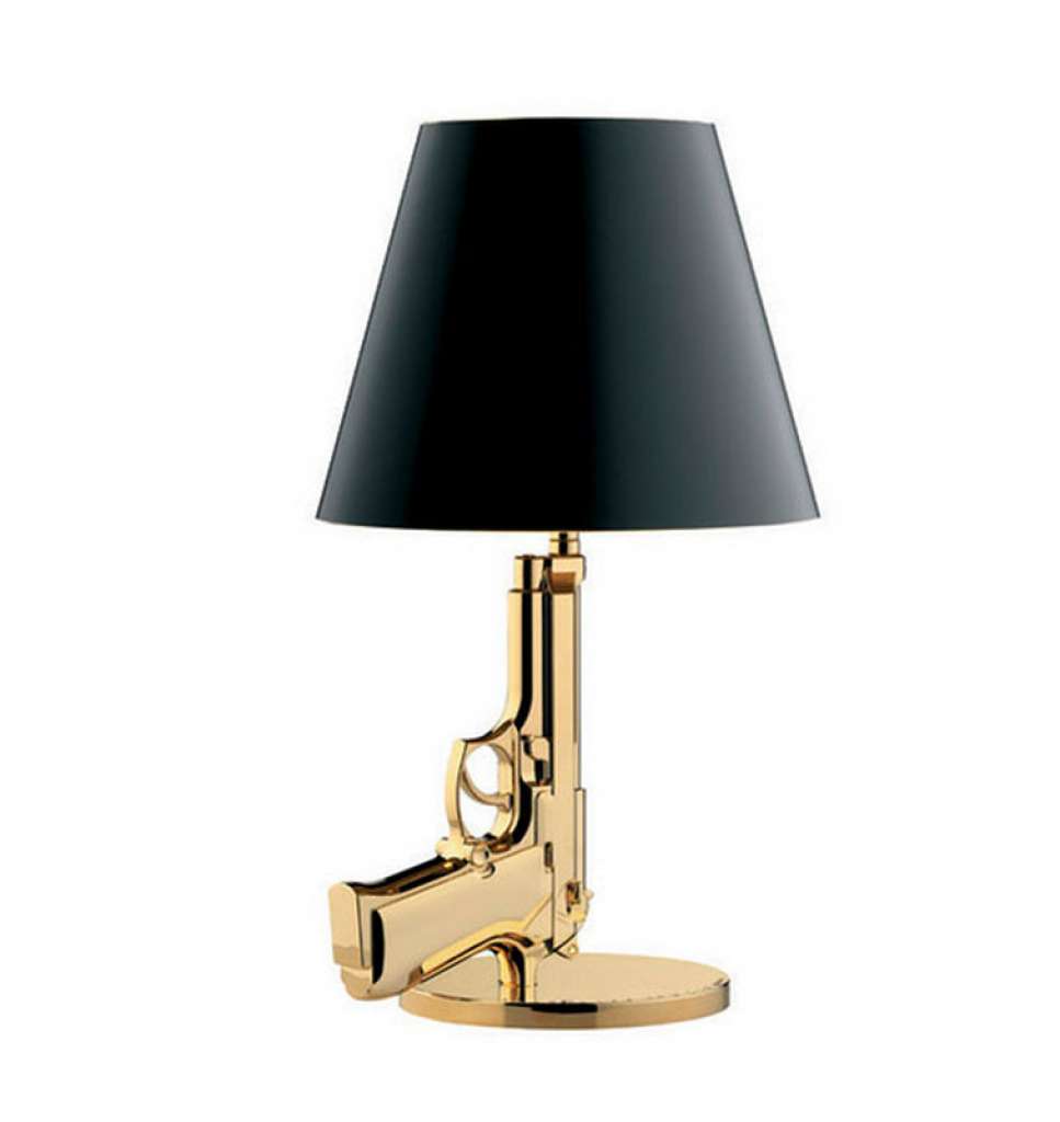 Flos - Bedside Gun Tischleuchte - silber - indoor