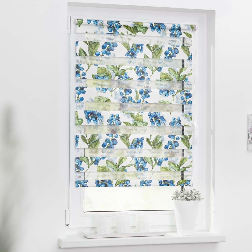 home24 Klemmfix Duo Rollo Heidelbeere