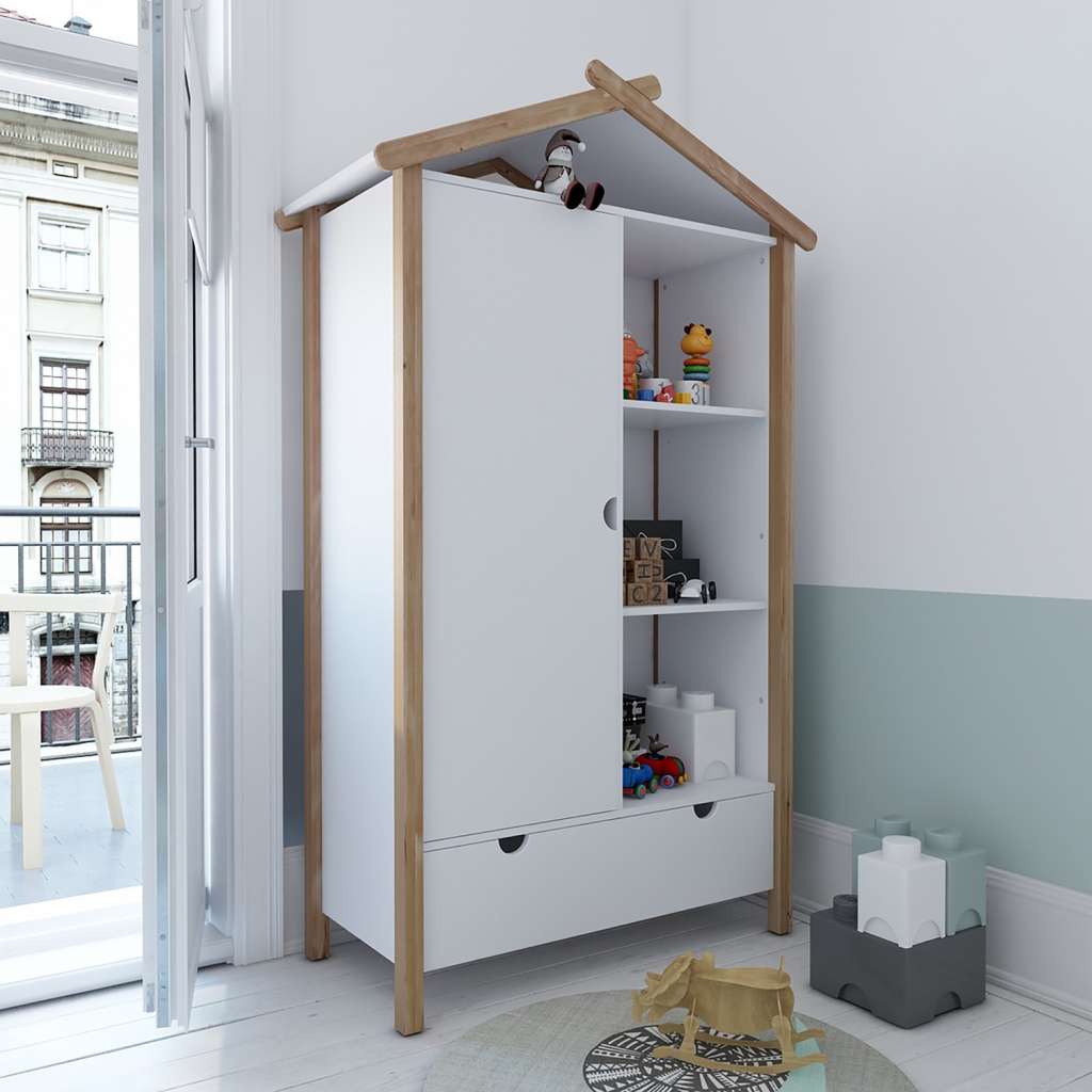 home24 Kleiderschrank Malte