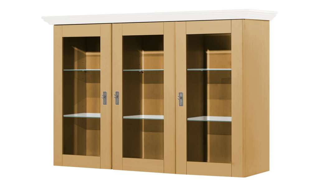 maison bleue Vitrinenaufsatz für Sideboard   Florian ¦ holzfarben Kommoden & Sideboards > Vitrinen - Höffner