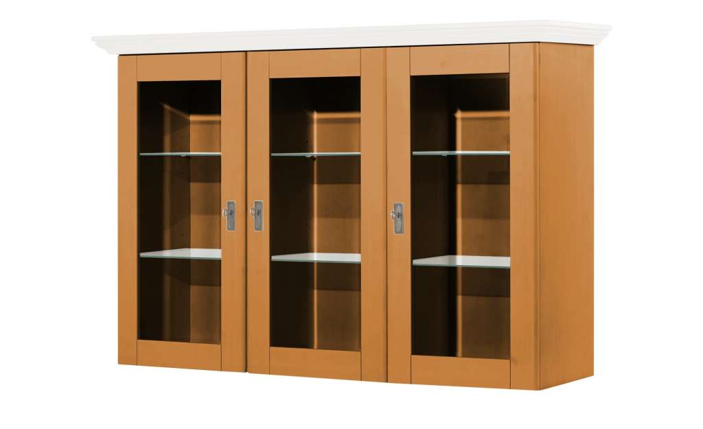 maison bleue Vitrinenaufsatz für Sideboard   Florian ¦ holzfarben Kommoden & Sideboards > Vitrinen - Höffner