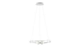 Meisterleuchten LED-Pendelleuchte, 6-flammig, chrom / weiß ¦ silber Ø: 60 Lampen & Leuchten > Innenleuchten > Pendelleuchten - Höffner