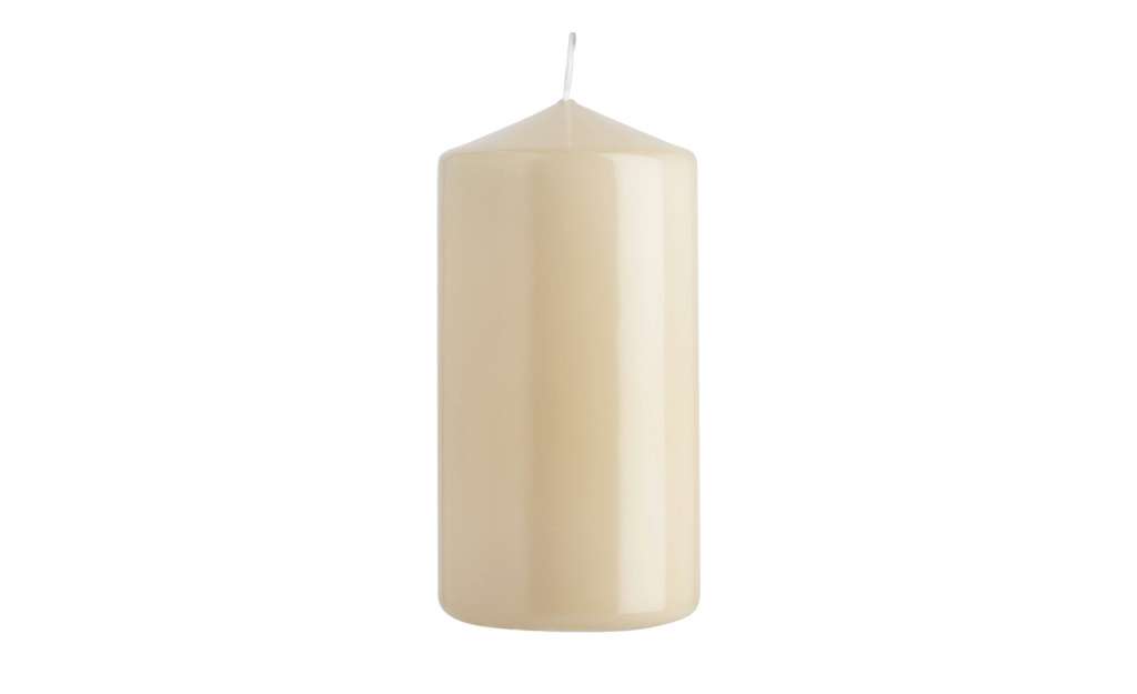 Stumpenkerze ¦ creme ¦ Wachs Ø: 6 Dekoration > Kerzen & Lichter - Höffner