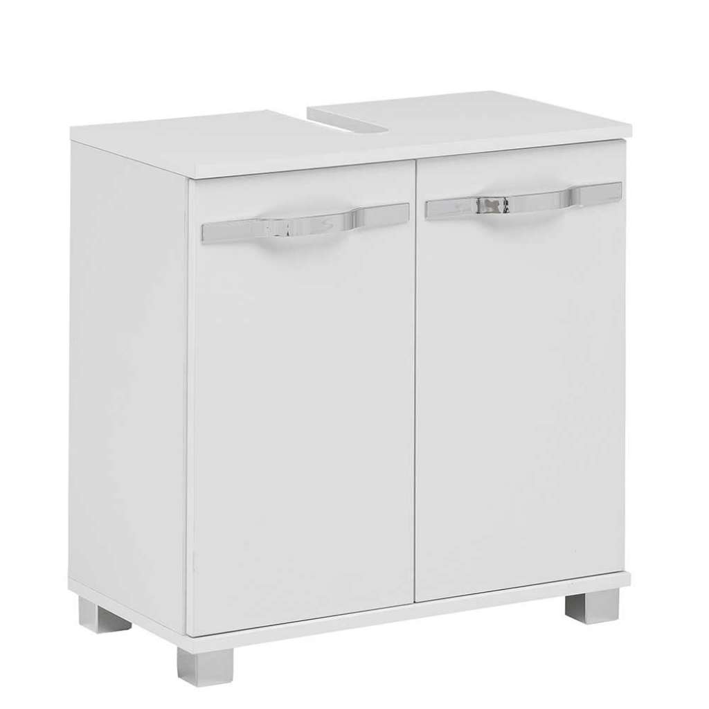Weißer Waschtischunterschrank 2 türig Made in Germany