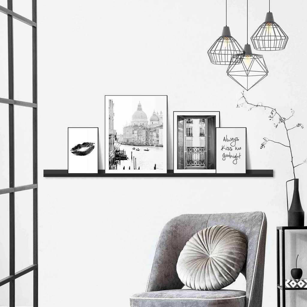 home24 Wandbilder Set Vintage Kuss (4-tlg.)