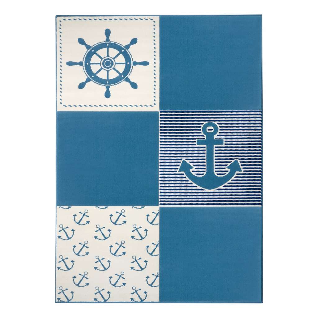 home24 Kinderteppich Ocean Patchwork
