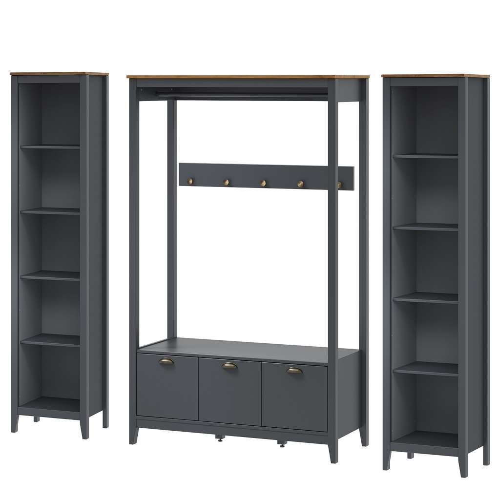 home24 Gaderobenset Rivery V (4-teilig)