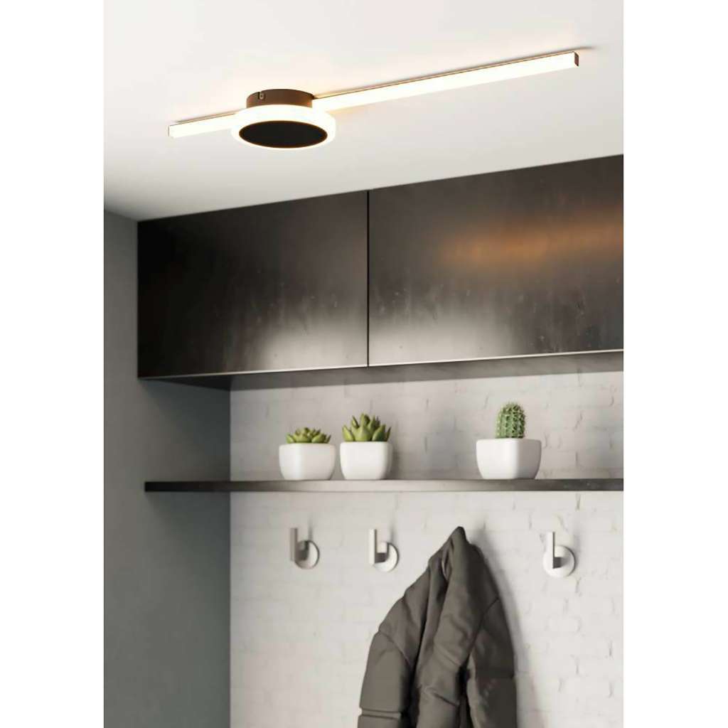 home24 LED-Deckenleuchte Sarginto III