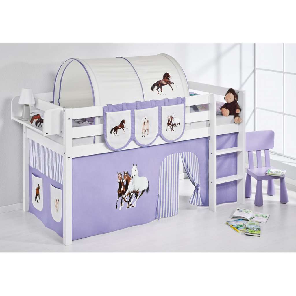 home24 Hochbett Jelle Pferde