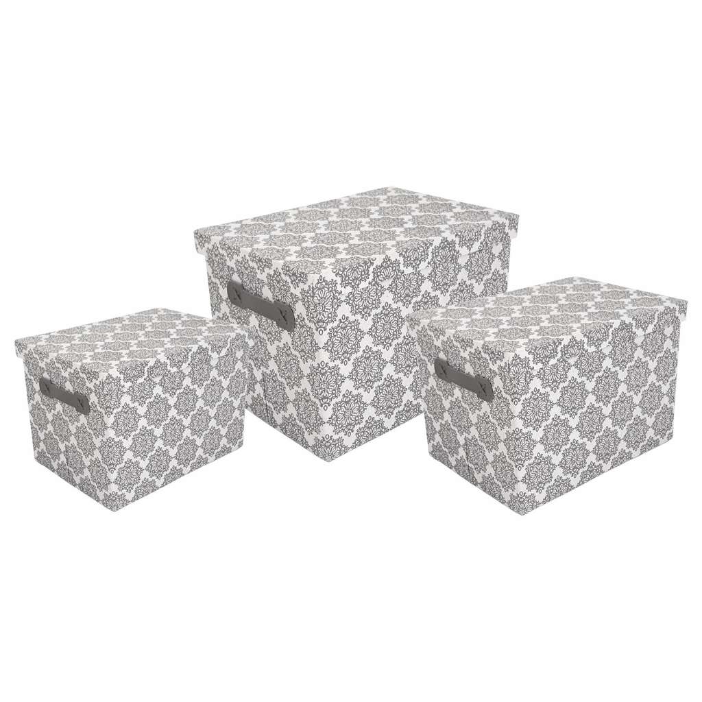home24 Aufbewahrungsbox TexBox II (3-teilig)