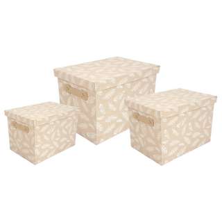 home24 Aufbewahrungsbox TexBox I (3-teilig)