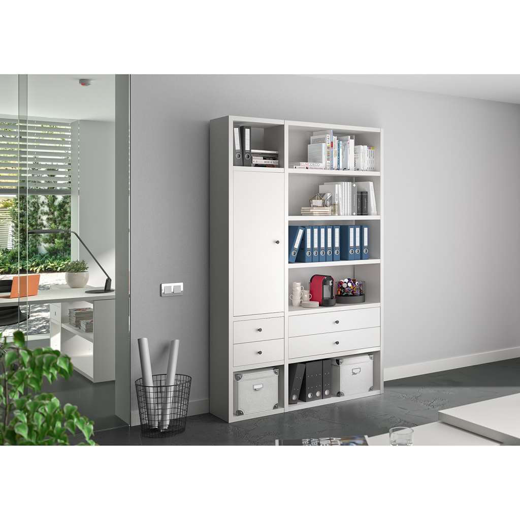 home24 Aktenregal-Kombination Emporio IV