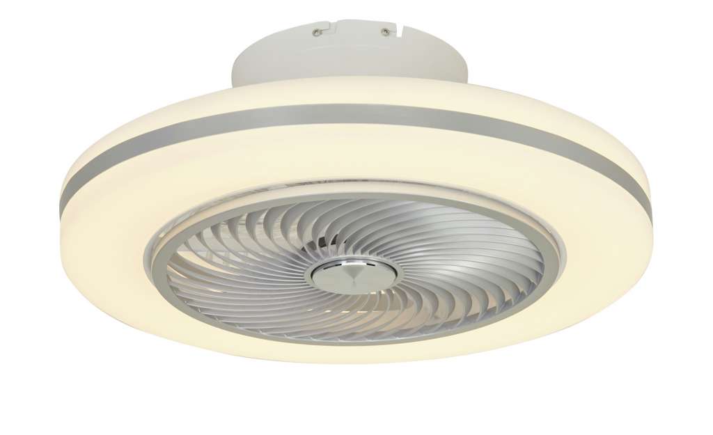 KHG Smart-Home Deckenventilator, weiß ¦ silber Ø: 53 Lampen & Leuchten > Innenleuchten > Deckenleuchten - Höffner