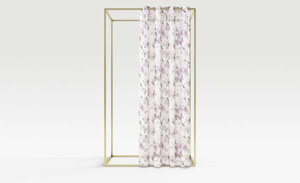 como Ösenschal  Floral ¦ lila/violett ¦ 100% Polyester Gardinen & Vorhänge > Gardinen & Fertigstore > Ösenschals - Höffner