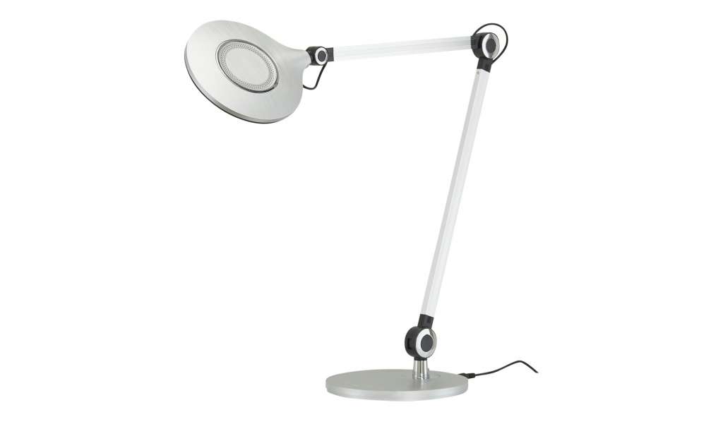 KHG LED-Schreibtischleuchte, 1-flammig, silberfarben ¦ silber Lampen & Leuchten > Innenleuchten > Tischlampen - Höffner
