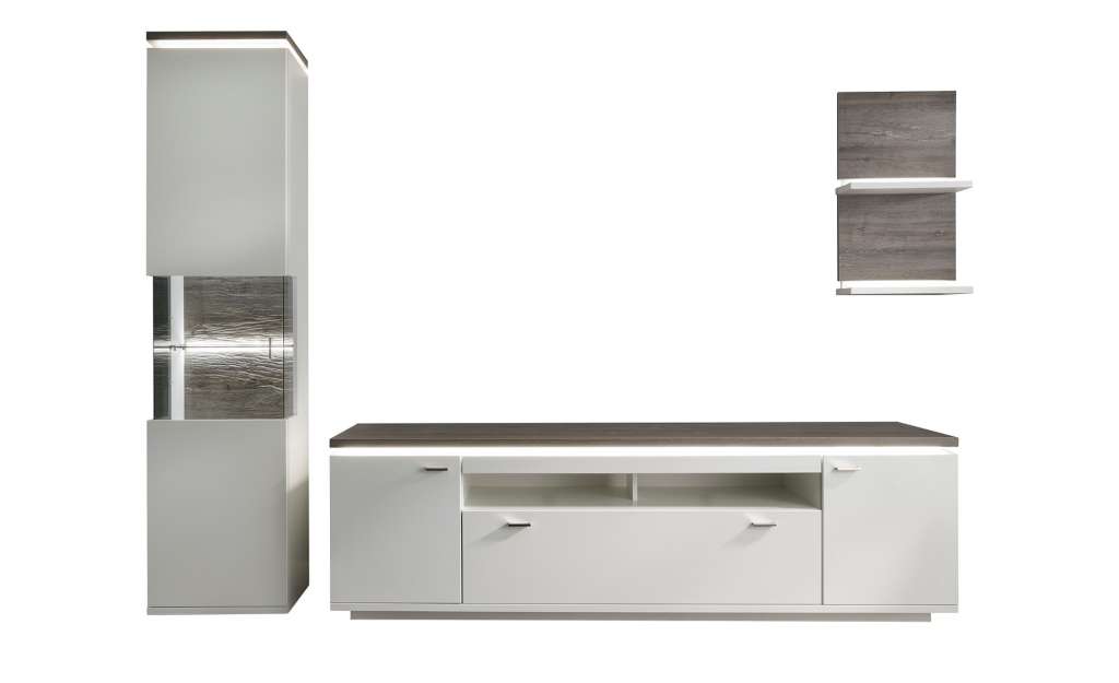 uno Wohnwand  Aurelia ¦ weiß Wohnwände - Höffner