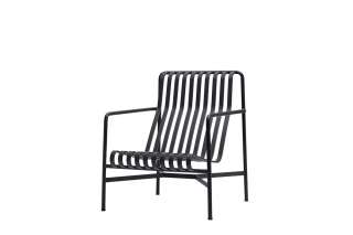 HAY - Palissade Lounge Chair High - anthracite - outdoor