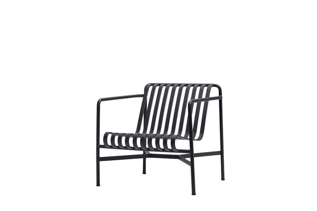 HAY - Palissade Lounge Chair Low - anthracite - outdoor
