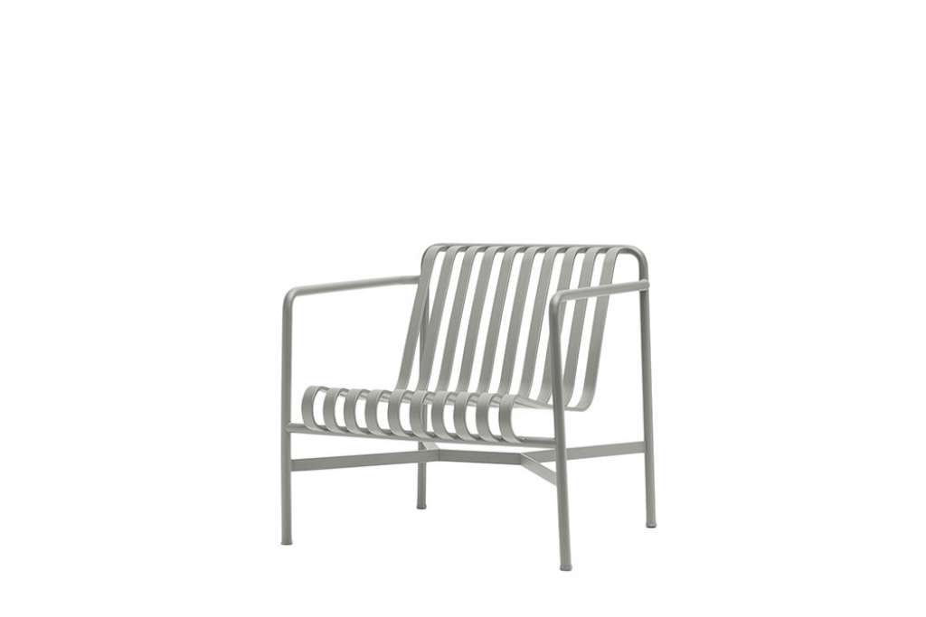 HAY - Palissade Lounge Chair Low - light grey - outdoor