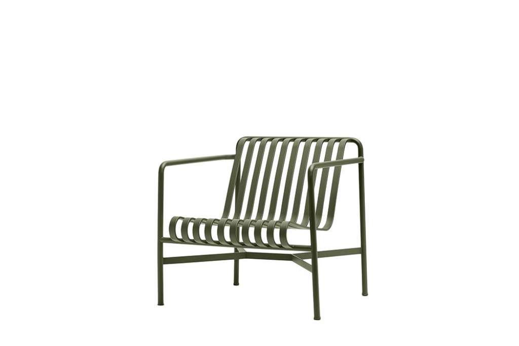 HAY - Palissade Lounge Chair Low - olive - outdoor