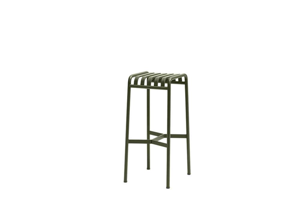 HAY - Palissade Bar Stool - olive - outdoor