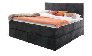 Boxspringbett  Hampshire ¦ schwarz Betten > Boxspringbetten > Boxspringbetten 200x200 - Höffner