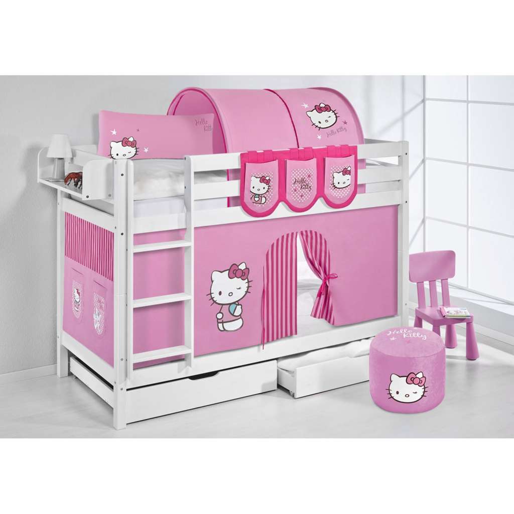 home24 Hochbett Jelle Hello Kitty